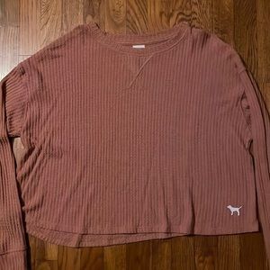 Size L Victoria’s Secret cropped thermal top